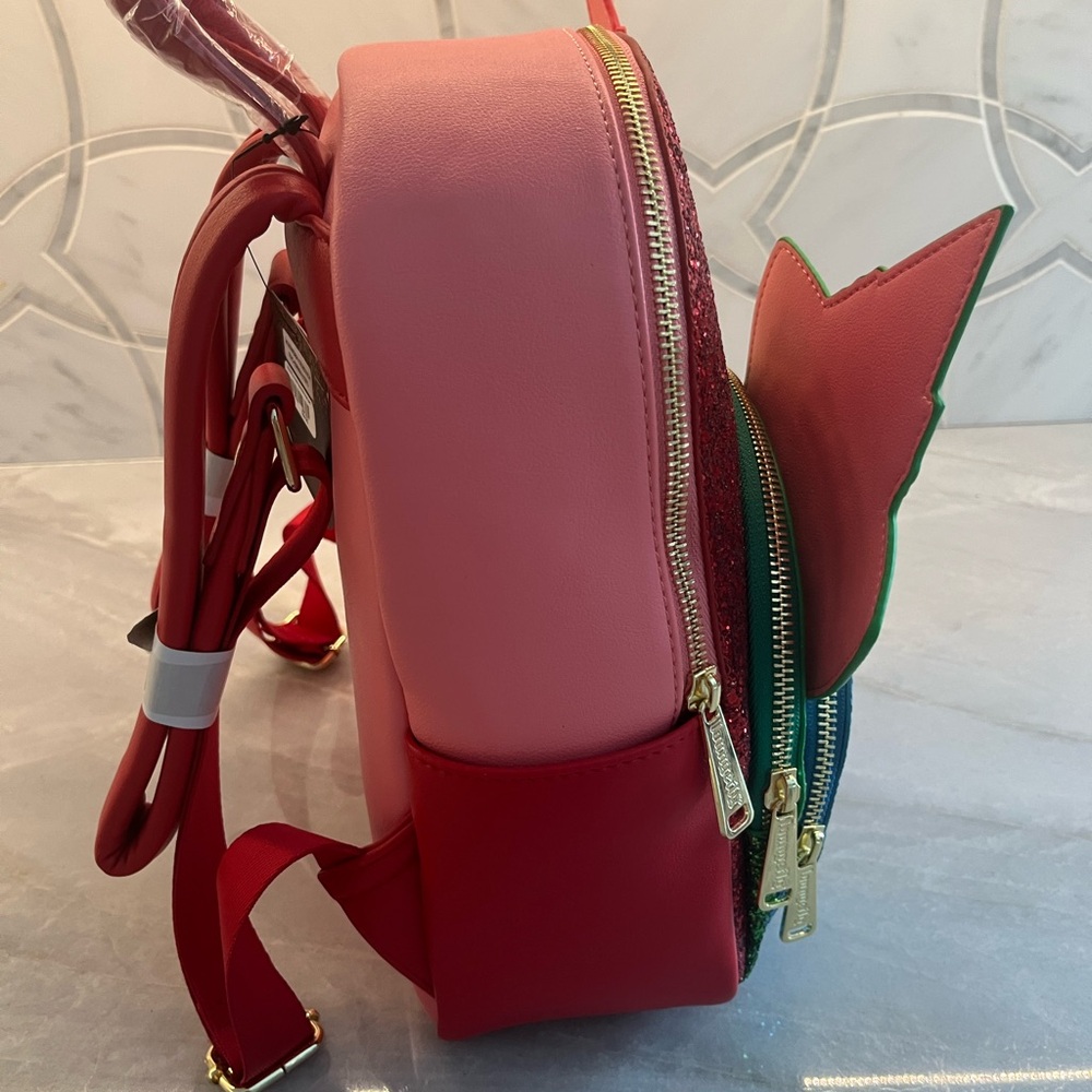 Loungefly Fairy Godmothers Glitter Backpack NWT - Picture 3 of 4